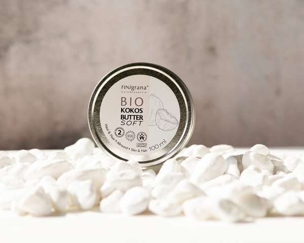 FINigrana coconut butter for skin and hair with Bio Shea Butter