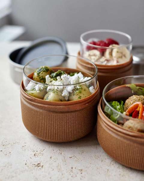 Black & Blum glass lunch bowl