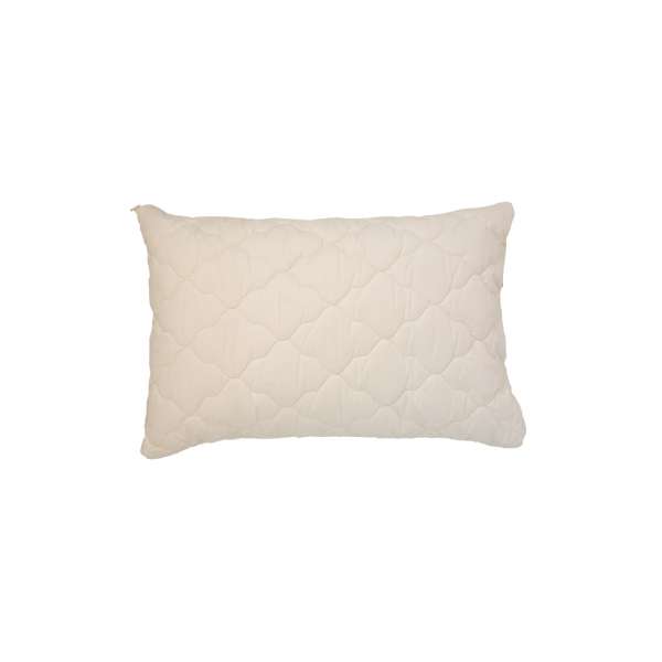PureNature latex flock pillow with quilted organic cotton cover PureNature latex flock pillow with quilted organic cotton cover