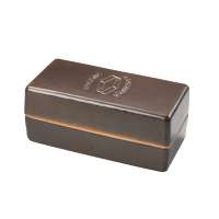 Roman pot Brick, black glazed Roman pot Brick, black glazed