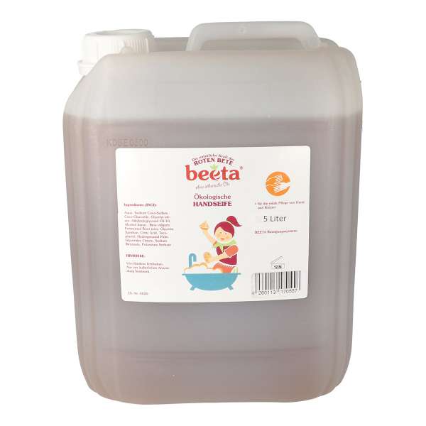 Beeta hand soap, canister, 5 liter Beeta hand soap, canister, 5 liter