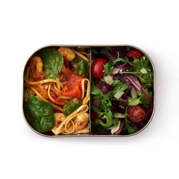 Black + Blum lunchbox without plastic - leakproof with fork