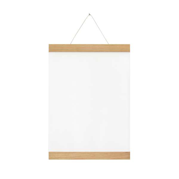 Side by Side - Magnetic Poster Strip Light Oak - for DIN A4 Formats Side by Side - Magnetic Poster Strip Light Oak - for DIN A4 Formats