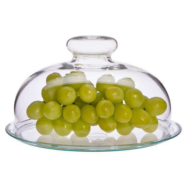 Trend glass cheese cover with glass plate Trend glass cheese cover with glass plate