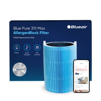Blueair Blue Pure 311i Max AllergenBlock Replacement Filter with Carbon