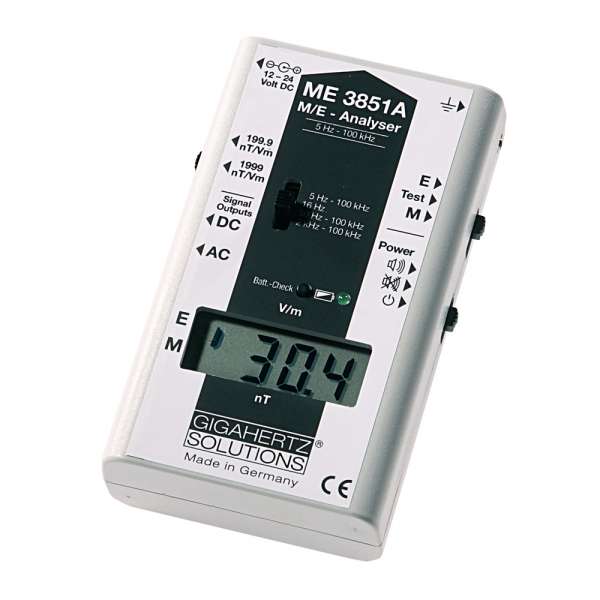 Gigahertz ME3851A low frequency measuring instrument for measuring electrosmog Gigahertz ME3851A low frequency measuring instrument for measuring electrosmog