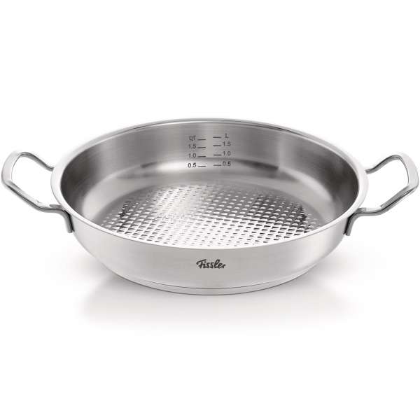 Fissler stainless steel serving pan, OPC Fissler stainless steel serving pan, OPC