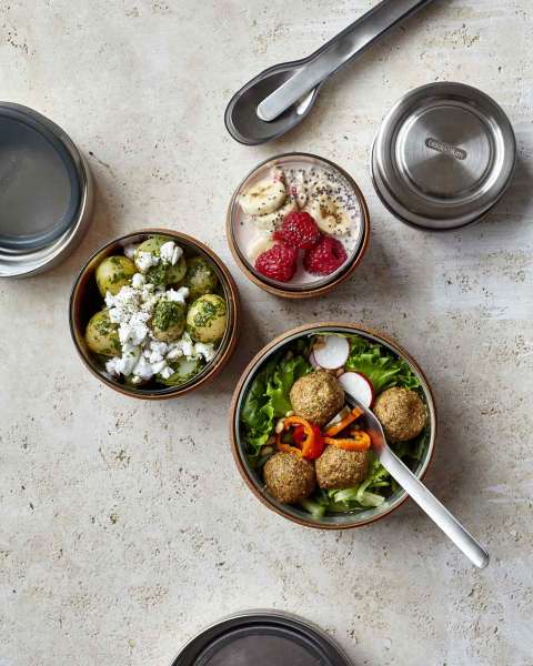 Black & Blum glass lunch bowl