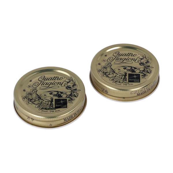 Spare Bottle and Glass Jar Lids for Quattro Stagioni in 3 Sizes Spare Bottle and Glass Jar Lids for Quattro Stagioni in 3 Sizes