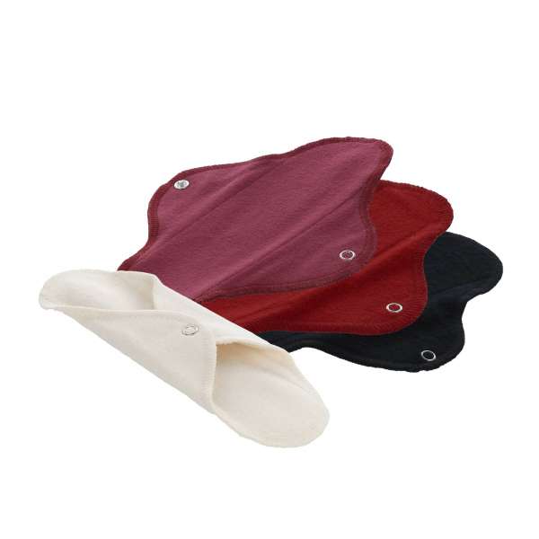Kulmine panty liners cotton - washable, soft & with wings Kulmine panty liners cotton - washable, soft & with wings