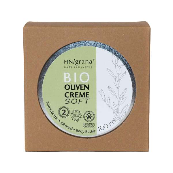 FINigrana Olive Oil Face Cream, Soft with Organic Shea Butter