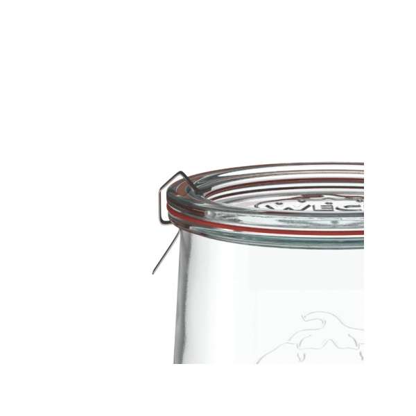 WECK 1062 ml Tulip Jars with Glass Lids – Set of 6