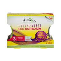 AlmaWin Eco Scouring Sponge with Steel Wool & Nut Soap AlmaWin Eco Scouring Sponge with Steel Wool & Nut Soap