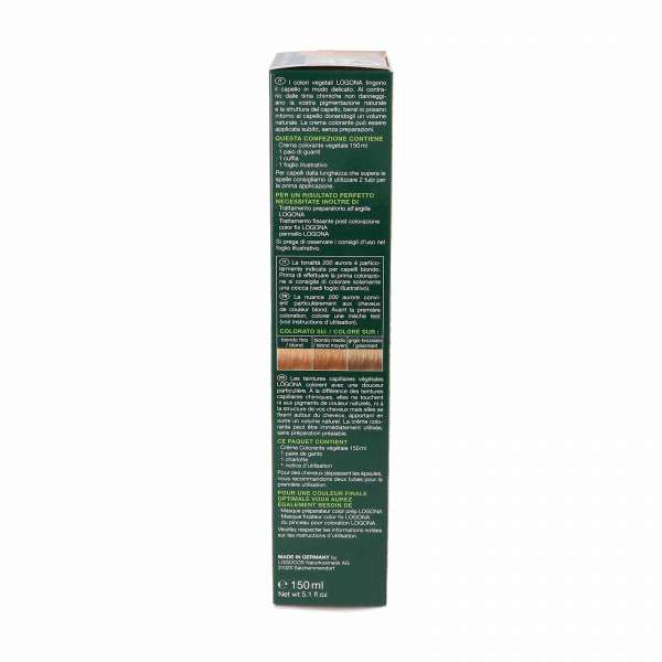 Logona Copper Blonde Color Cream for blonde to light brown hair types