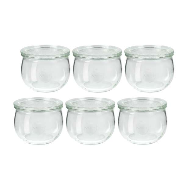 Tulip jar 580ml- 6 jars in a set for preserving and as decoration Tulip jar 580ml- 6 jars in a set for preserving and as decoration