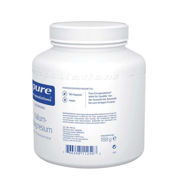 Pure Encapsulations Potassium Magnesium Citrate - Suitable for allergy sufferers
