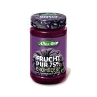 Allos Fruit Pure Blackberry Fruit Spread with 75% Organic Blackberries Allos Fruit Pure Blackberry Fruit Spread with 75% Organic Blackberries