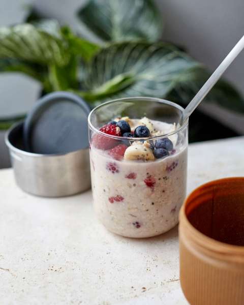 Black & Blum glass lunch bowl