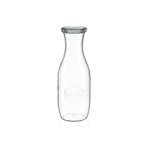 WECK 1000 ml Glass Carafes with Glass Lids – Set of 6 WECK 1000 ml Glass Carafes with Glass Lids – Set of 6