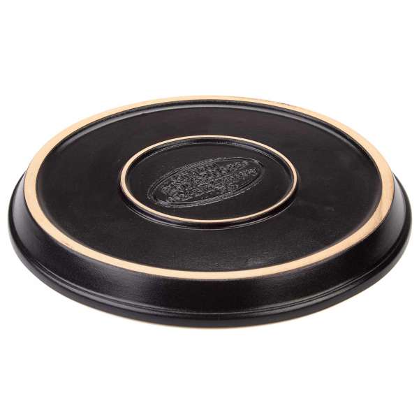 Römertopf Lafer BBQ round plancha, knobs, black edition