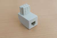 Phone/modem adapter for Switzerland to RJ11 (6P4C)