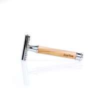 Preview: EcoYou shaver olive wood wooden handle - for plastic free bathroom Preview: EcoYou shaver olive wood wooden handle - for plastic free bathroom