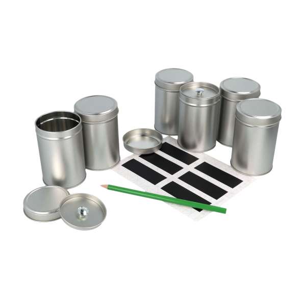 Gourmet Spice Cans (without content)