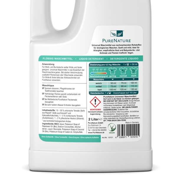 Liquid Detergent (2 liter bottle)