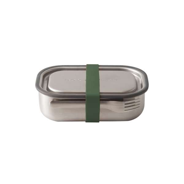 Black + Blum lunchbox without plastic - leakproof with fork Black + Blum lunchbox without plastic - leakproof with fork