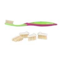 Natural Bristle Replaceable Toothbrush Heads 3 pcs Set. Natural Bristle Replaceable Toothbrush Heads 3 pcs Set.