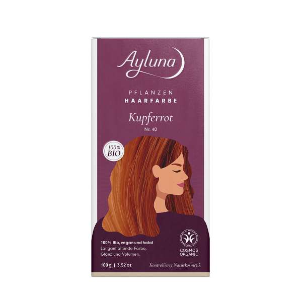 Ayluna Copper Blonde - Red Copper Hair Color Bio certified Ayluna Copper Blonde - Red Copper Hair Color Bio certified