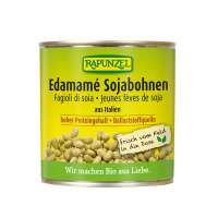 Rapunzel Organic Edamamé Beans: Green soybeans in a 200g can Rapunzel Organic Edamamé Beans: Green soybeans in a 200g can