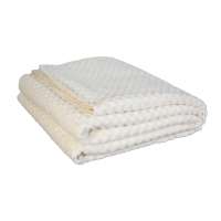 Living blanket white organic cotton kbA with cashmere feeling Living blanket white organic cotton kbA with cashmere feeling