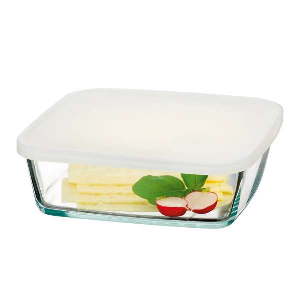 Glass storage container