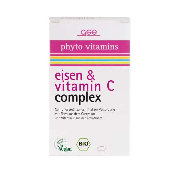 Iron + Vitamin C Complex - Phyto Vitamins from Curry Leaf & Amla Iron + Vitamin C Complex - Phyto Vitamins from Curry Leaf & Amla