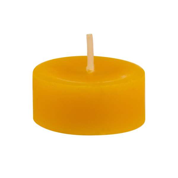 Tea lights made of beeswax, 5 pieces