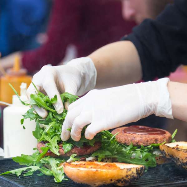 Allermed disposable nitrile gloves, powder-free, 100 pcs.