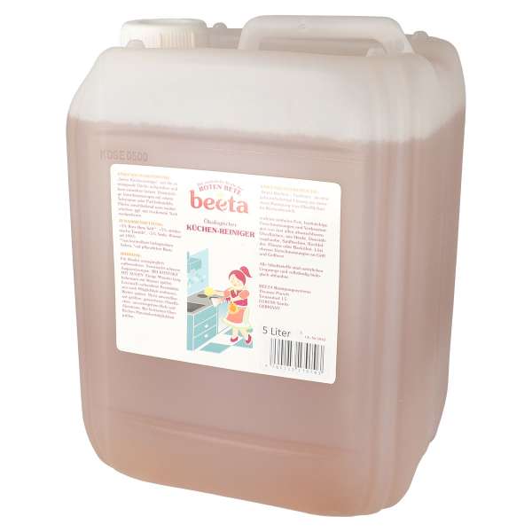 Beeta grease remover, kitchen cleaner, canister, 5 l