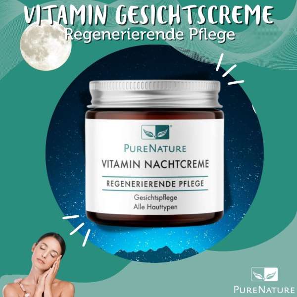 PureNature Vitamin Face Cream - Regenerating Care