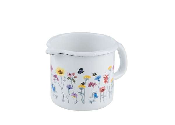 RIESS Flora Enamel Pouring Pot – 10 and 12 cm RIESS Flora Enamel Pouring Pot – 10 and 12 cm