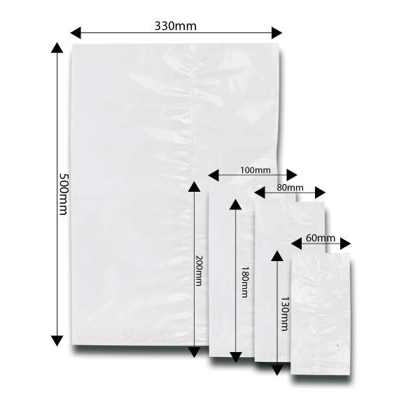 Small Cellophantüten & Large Flat Bags - Without Bottom