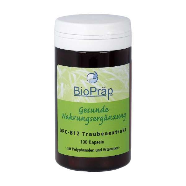 Grape seed extract with OPC and B12