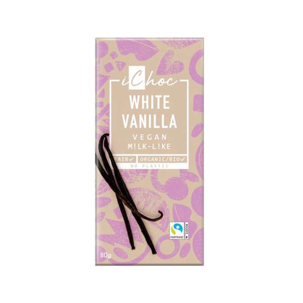 White chocolate vegan - iChoc White Vanilla - enjoy White chocolate vegan - iChoc White Vanilla - enjoy