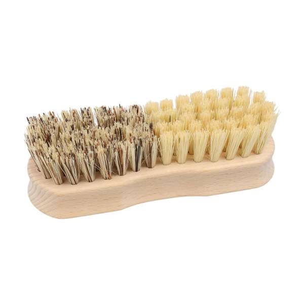 Vegetable Scrubber - Brush with Soft and Hard Natural Bristles
