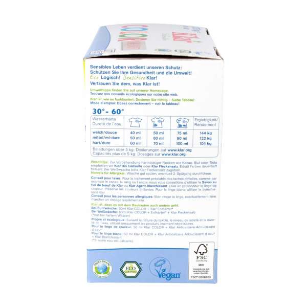 Klar Laundry Detergent Fragrance Free