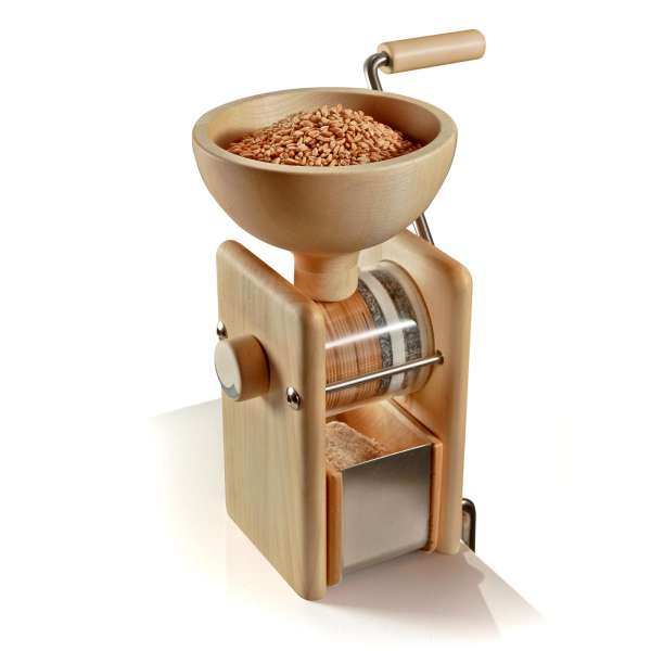 KoMo hand mill: Grinding cereals, maize and chickpeas KoMo hand mill: Grinding cereals, maize and chickpeas