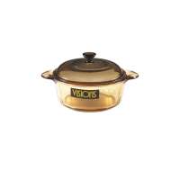Glass-Ceramic Cooking Pot With 2 Lids (1.25 liter) Glass-Ceramic Cooking Pot With 2 Lids (1.25 liter)