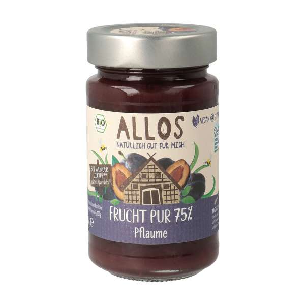 Allos Fruit Pure Plum Spread with Cinnamon & Cardamom Allos Fruit Pure Plum Spread with Cinnamon & Cardamom