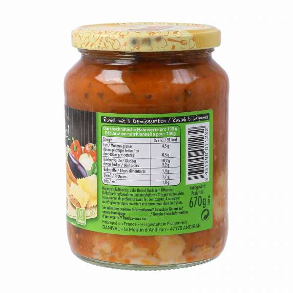 Ravioli With Vegetables