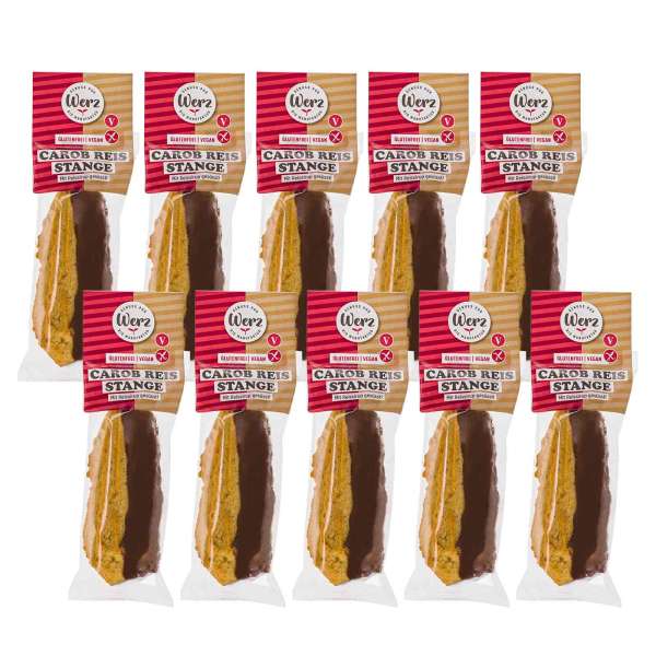 Carob-Rice Biscuits Gluten-Free (10 x 50 grams) Carob-Rice Biscuits Gluten-Free (10 x 50 grams)